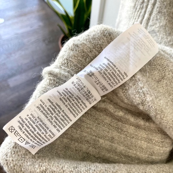 J Crew Mockneck Sweater in Supersoft Yarn in 'Heather Dusk' (light warm grey) - Picture 6 of 10